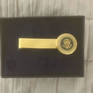 Official GHW Bush tie clip in original box